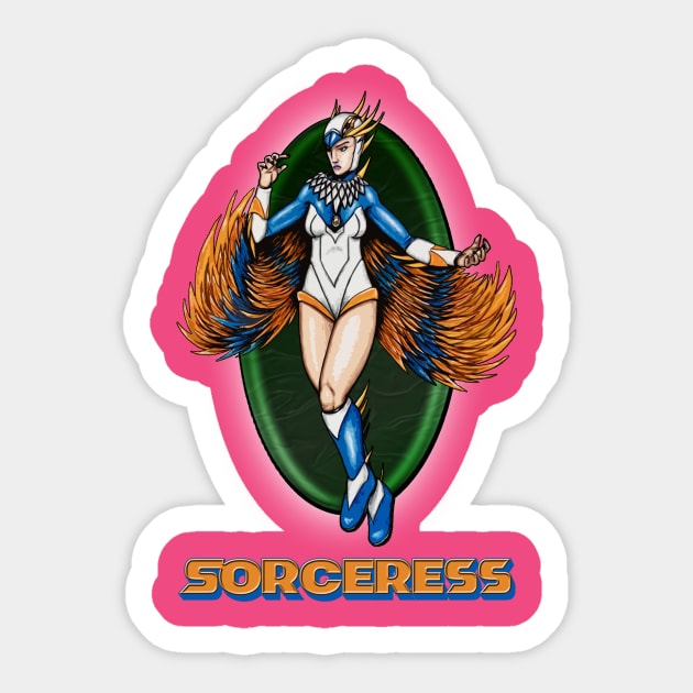 The Sorceress Sticker by sapanaentertainment